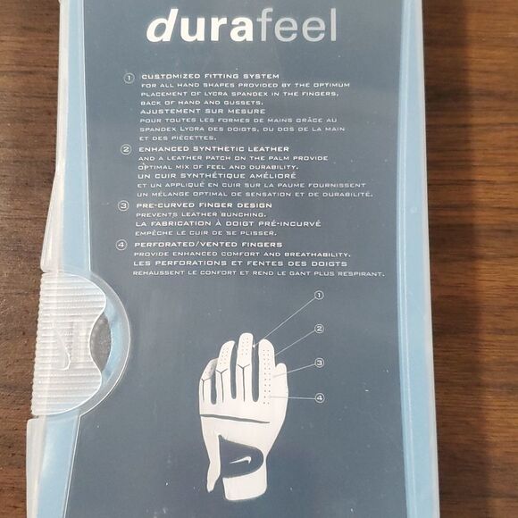 Nike Golf Durafeel Womens Left Hand ‎ Glove Size Small 19cm - Picture 3 of 8